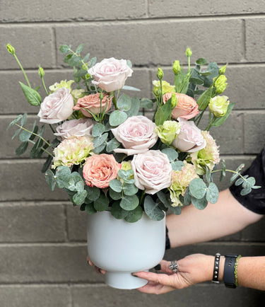 Tell Me More Vase Flower Arrangement Made by Trusted Melbourne Florist at Florist Corner