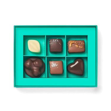 Six Piece Koko Black Chocolatiers Selection Praline Gift Box at Florist Corner for Flower and Chocolates Delivery in Melbourne