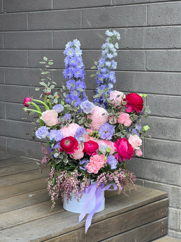 Enchanted Bloom Box Floral Arrangement Created by Melbourne Florist 