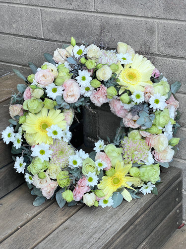 Eternal Funeral Wreath Made to Order Funeral Flowers by Melbourne Florist - Seasonal