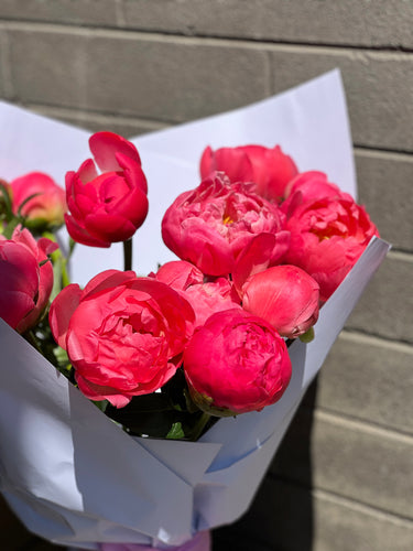 Forever Peonies Bouquet Arranged by Mt Waverley Florist in Melbourne