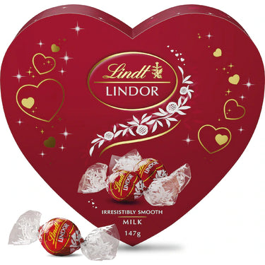 Heart Shaped LINDOR Chocolate for Flowers & Chocolate Delivery near Melbourne