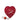Heart-shaped Lindt Lindor chocolate box on a white background