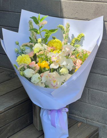 Lemon and Limes Flower Bouquet Designed by Mount Waverley Florist