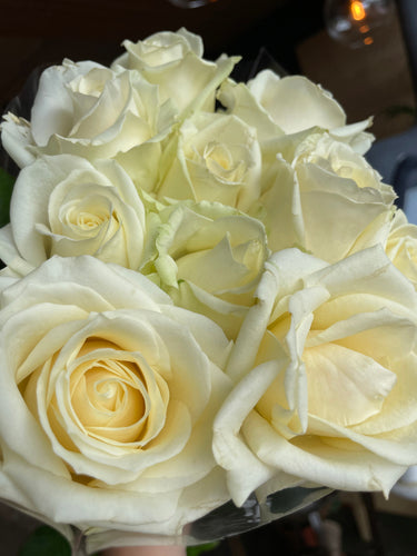 Say It With Roses White Rose Bouquets for Valentine's Day Boquets Delivery near Melbourne