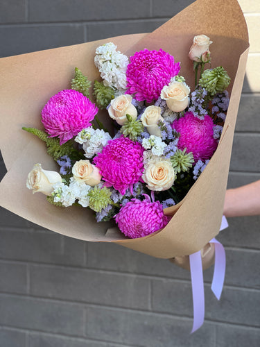 Something Sweet Flower Bouquet in Melbourne Arranged by Mt Waverley Florist 