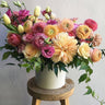 Sunset Vase Flower Arrangement for Sympathy Flower Delivery in Melbourne