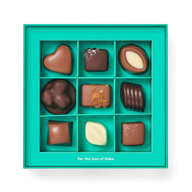 9-piece Koko Black Chocolatier's Selection Praline at Florist Corner for Flowers and Chocolate Delivery in Melbourne